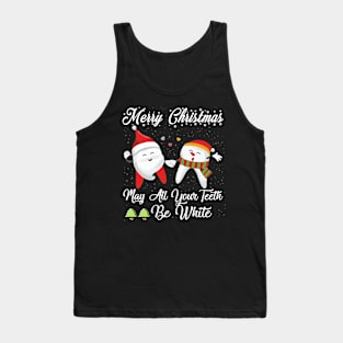 Dentist Funny Christmas Thanksgiving Tank Top